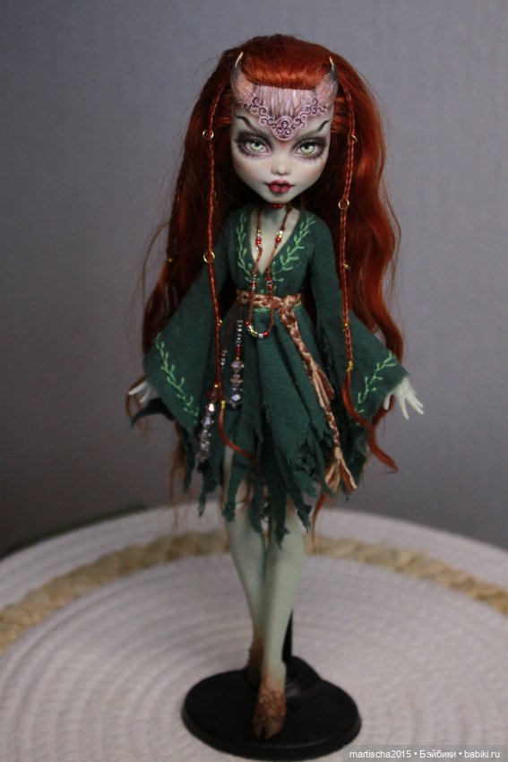 Фавна из кельтского леса — ООАК Monster High и Ever After High: репейнт (фото 8)