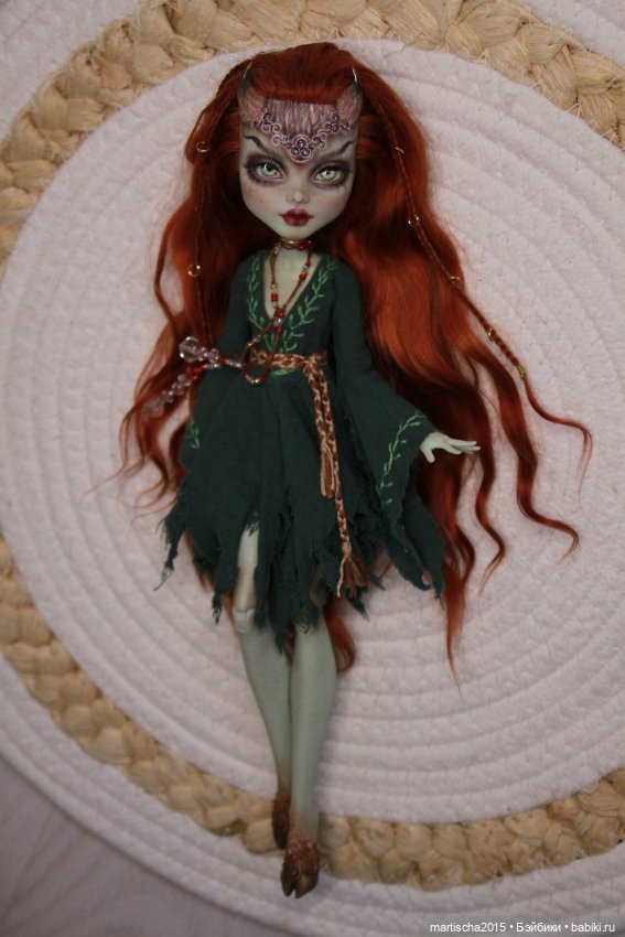 Фавна из кельтского леса — ООАК Monster High и Ever After High: репейнт (фото 5)