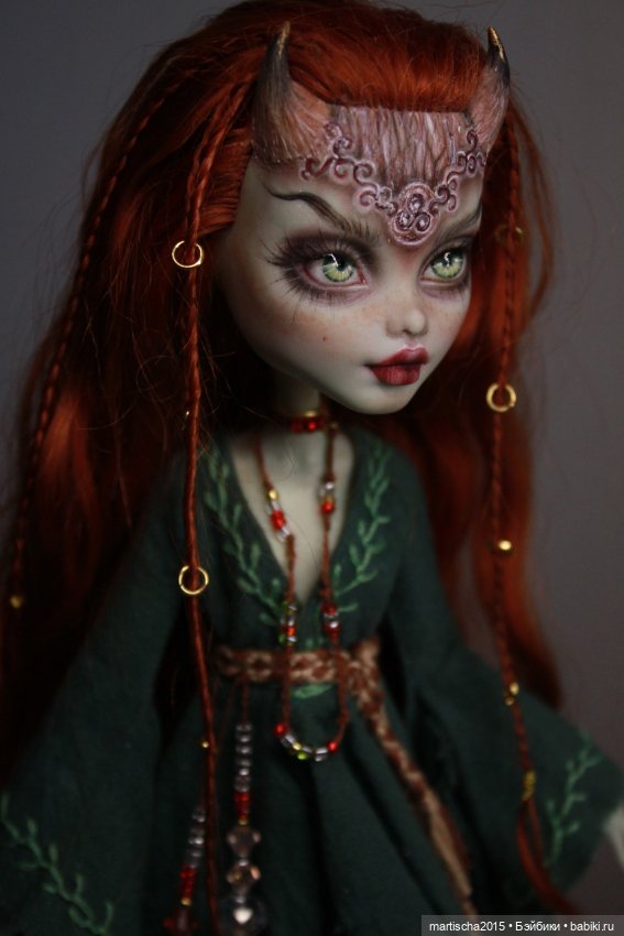 Фавна из кельтского леса — ООАК Monster High и Ever After High: репейнт