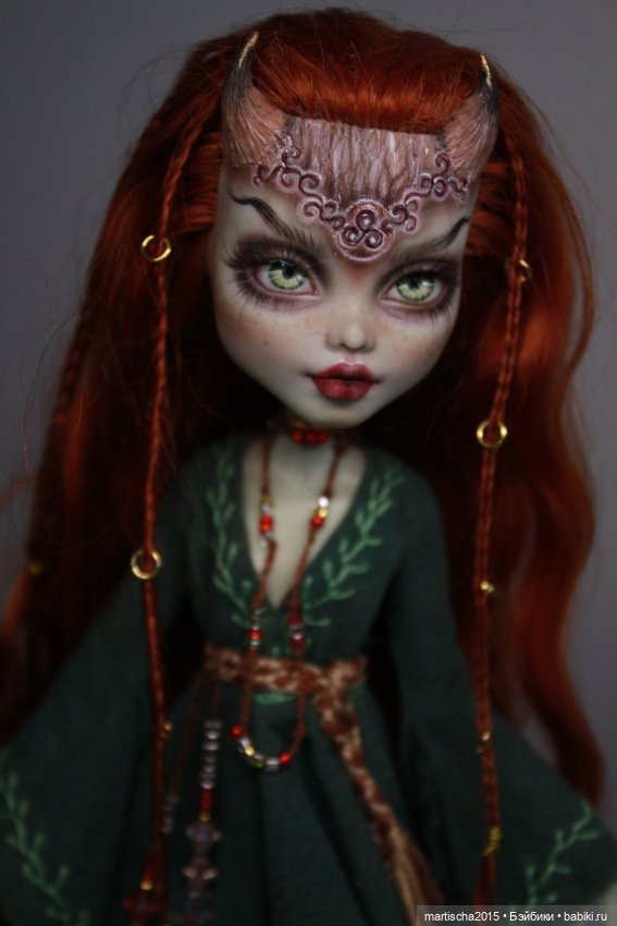 Фавна из кельтского леса — ООАК Monster High и Ever After High: репейнт (фото 10)