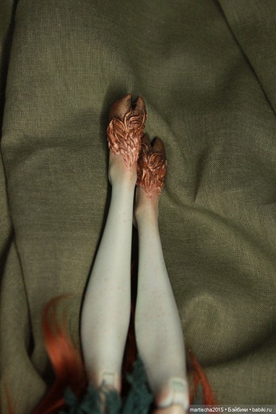 Фавна из кельтского леса — ООАК Monster High и Ever After High: репейнт (фото 4)