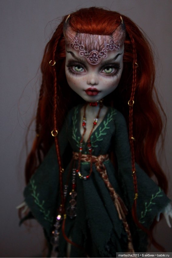 Фавна из кельтского леса — ООАК Monster High и Ever After High: репейнт