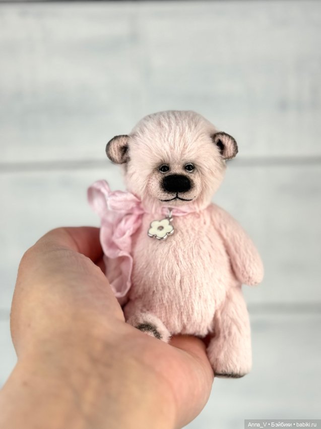 Тедди мишка Лекса с джинсовым брелочком.) (фото 3)