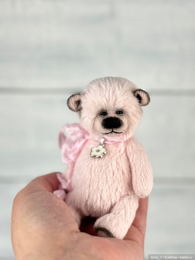 Тедди мишка Лекса с джинсовым брелочком.) (фото 5)