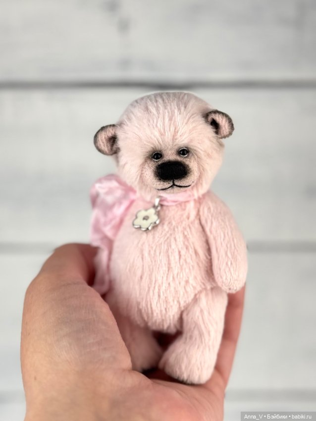 Тедди мишка Лекса с джинсовым брелочком.) (фото 4)