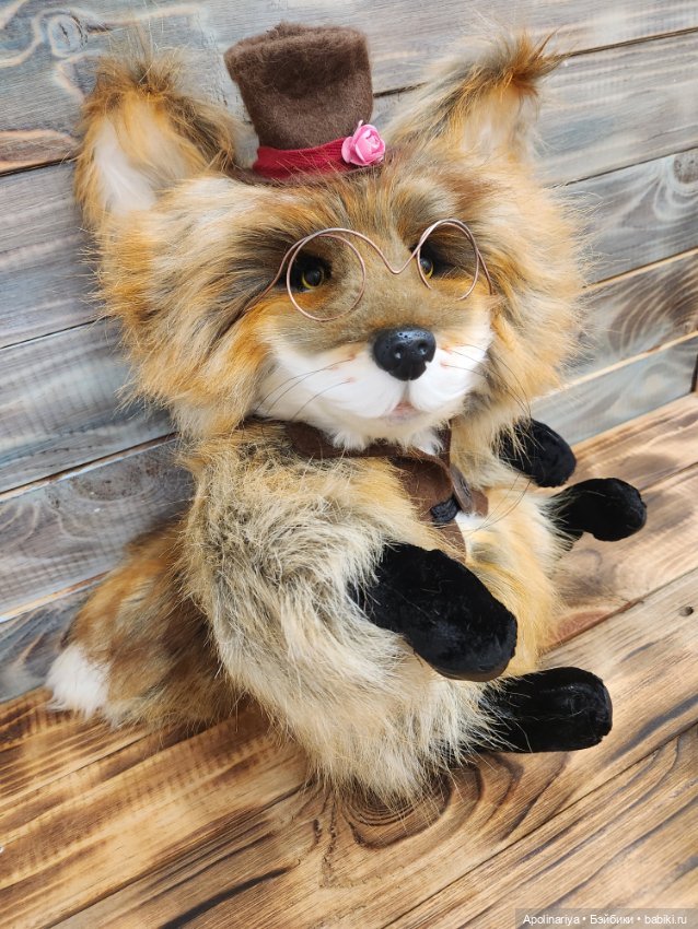 Лис Lars — Игрушки в смешанной технике (мех и глина): Арт