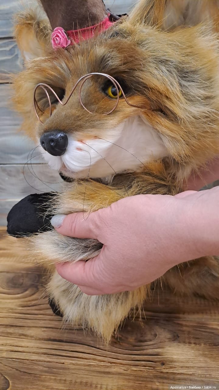 Лис Lars — Игрушки в смешанной технике (мех и глина): Арт