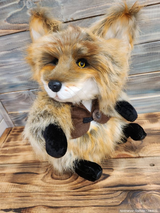 Лис Lars — Игрушки в смешанной технике (мех и глина): Арт