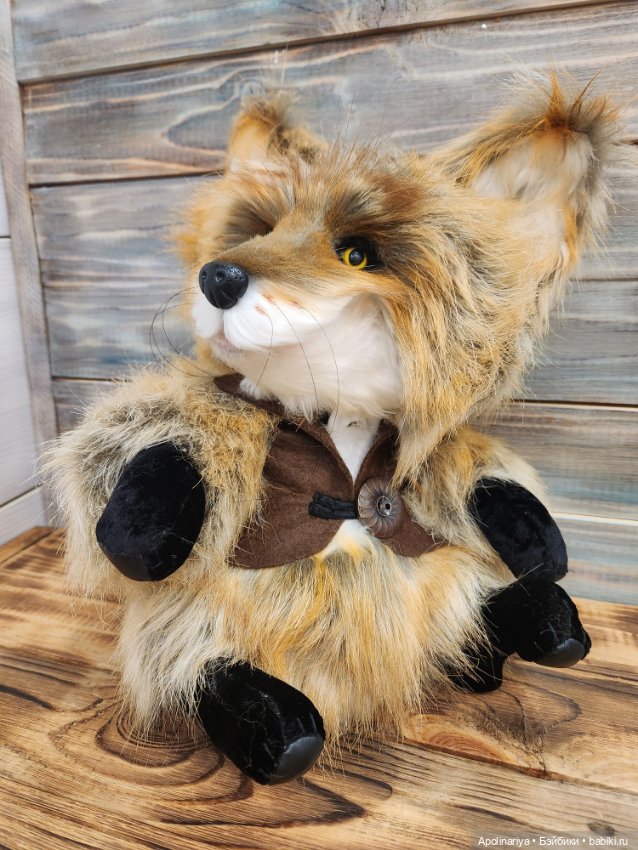 Лис Lars — Игрушки в смешанной технике (мех и глина): Арт