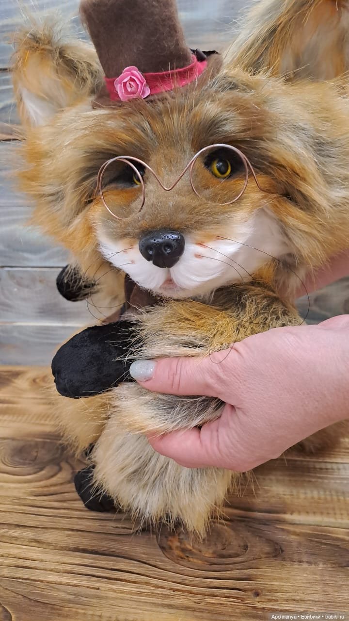 Лис Lars — Игрушки в смешанной технике (мех и глина): Арт