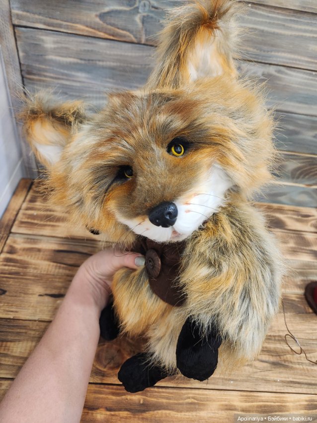 Лис Lars — Игрушки в смешанной технике (мех и глина): Арт