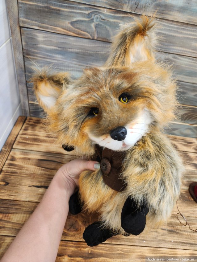 Лис Lars — Игрушки в смешанной технике (мех и глина): Арт