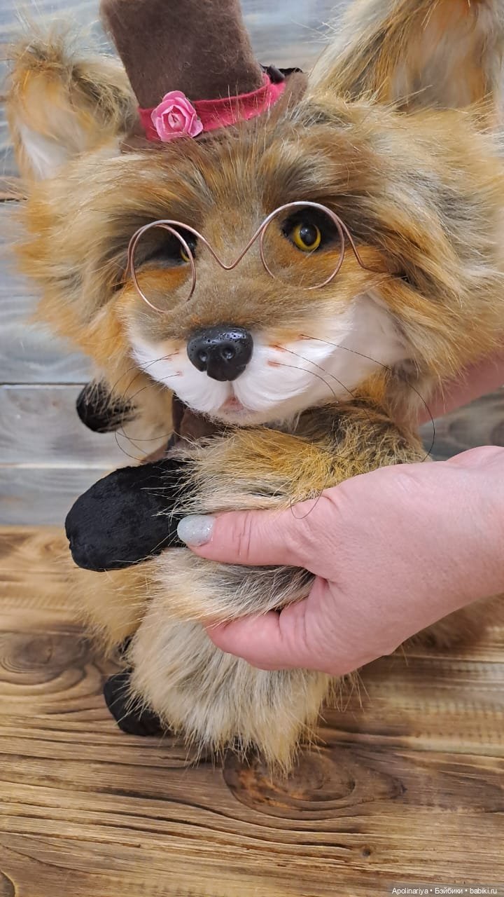 Лис Lars — Игрушки в смешанной технике (мех и глина): Арт