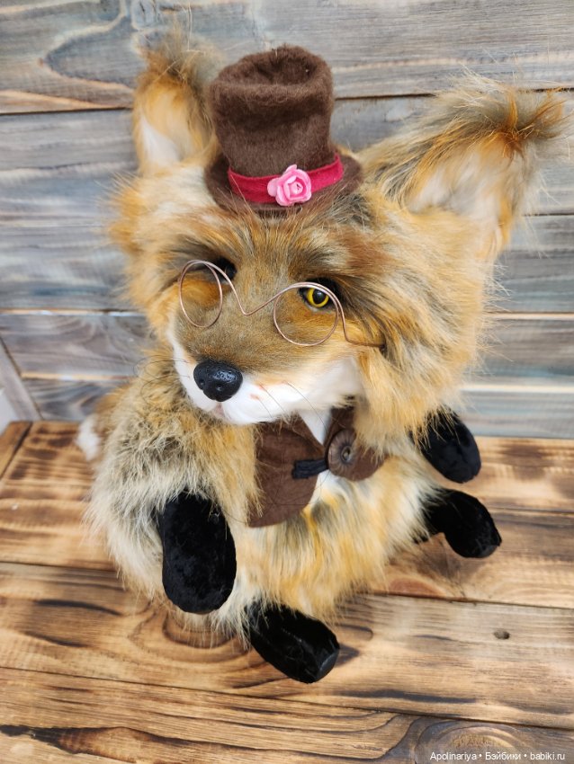 Лис Lars — Игрушки в смешанной технике (мех и глина): Арт