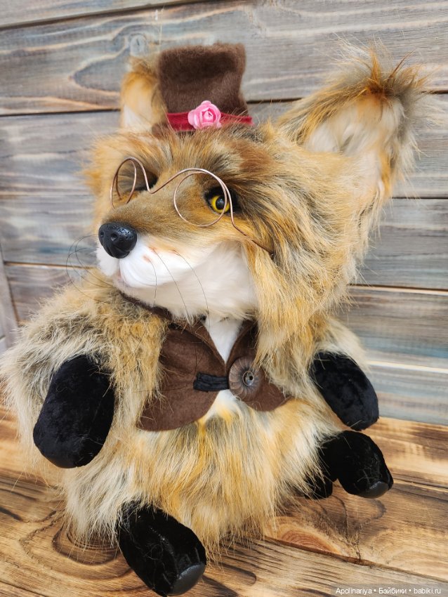 Лис Lars — Игрушки в смешанной технике (мех и глина): Арт