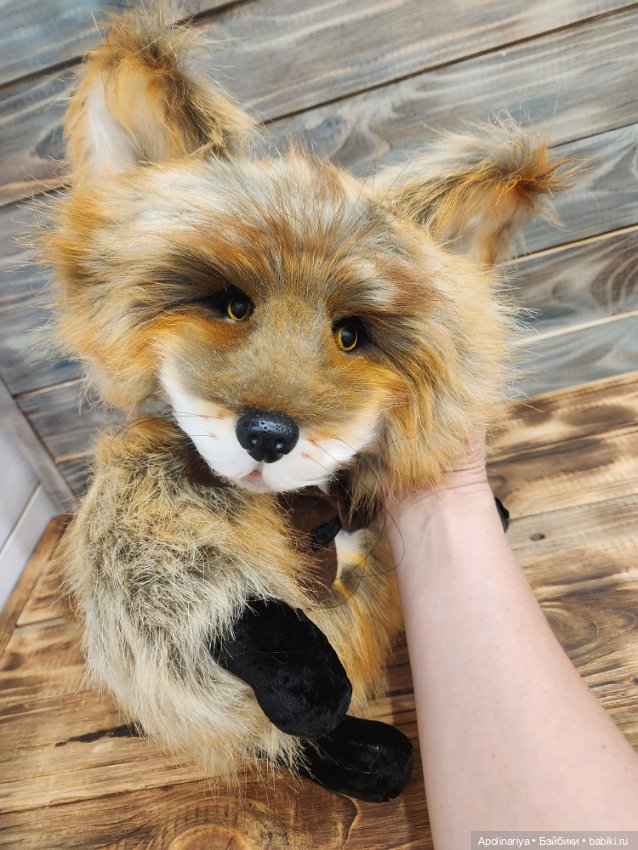 Лис Lars — Игрушки в смешанной технике (мех и глина): Арт