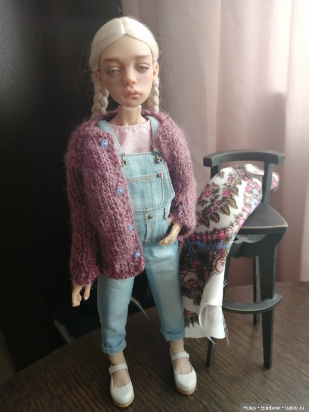 Бабушкина кофта — Куклы Ptichka Art Doll (Ирина Кузина): BJD (фото 2)