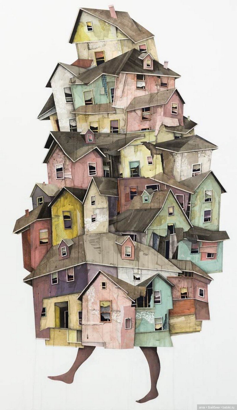 Люди-домики художника Сета Кларка (фото 8)