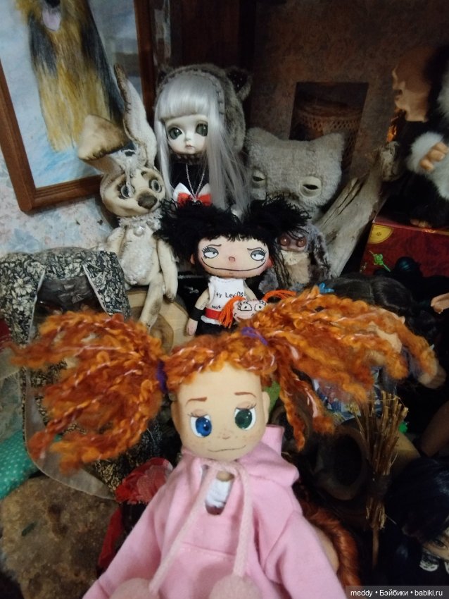 Моя банда текстилек — Домашние фото авторских кукол: личные коллекции (фото 8)