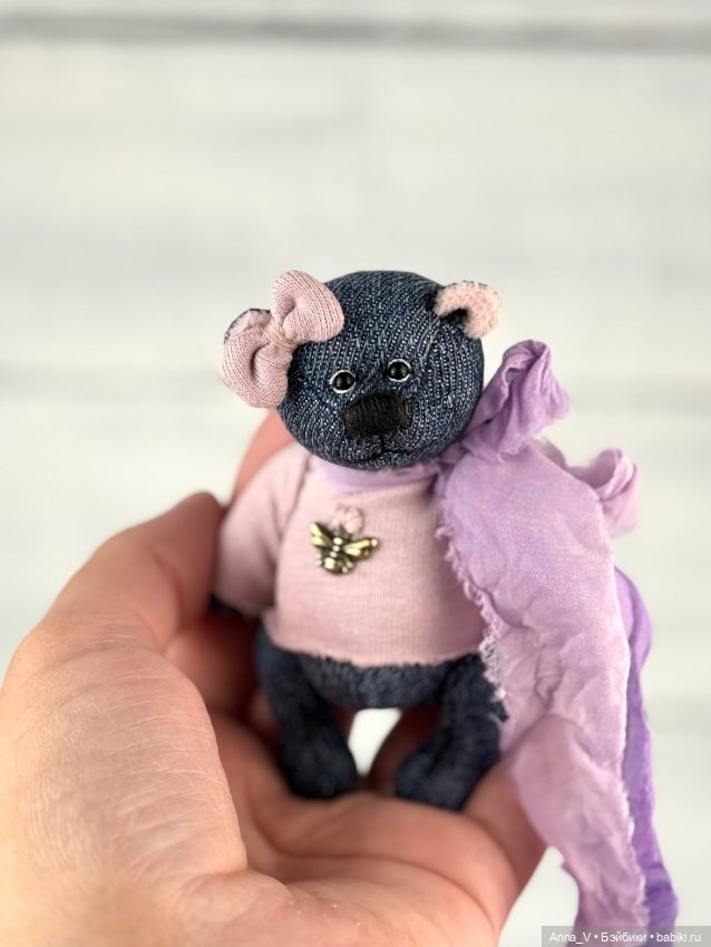 Тедди мишка Лея — Авторские мишки Тедди и друзья: фото (фото 4)