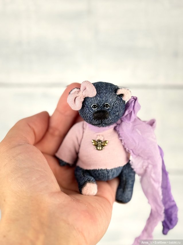 Тедди мишка Лея — Авторские мишки Тедди и друзья: фото (фото 3)