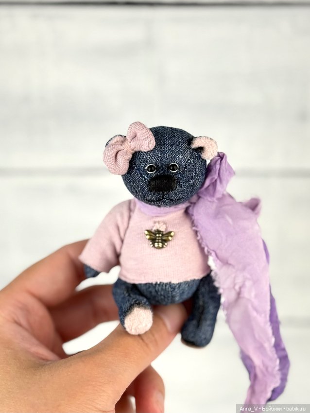 Тедди мишка Лея — Авторские мишки Тедди и друзья: фото (фото 2)