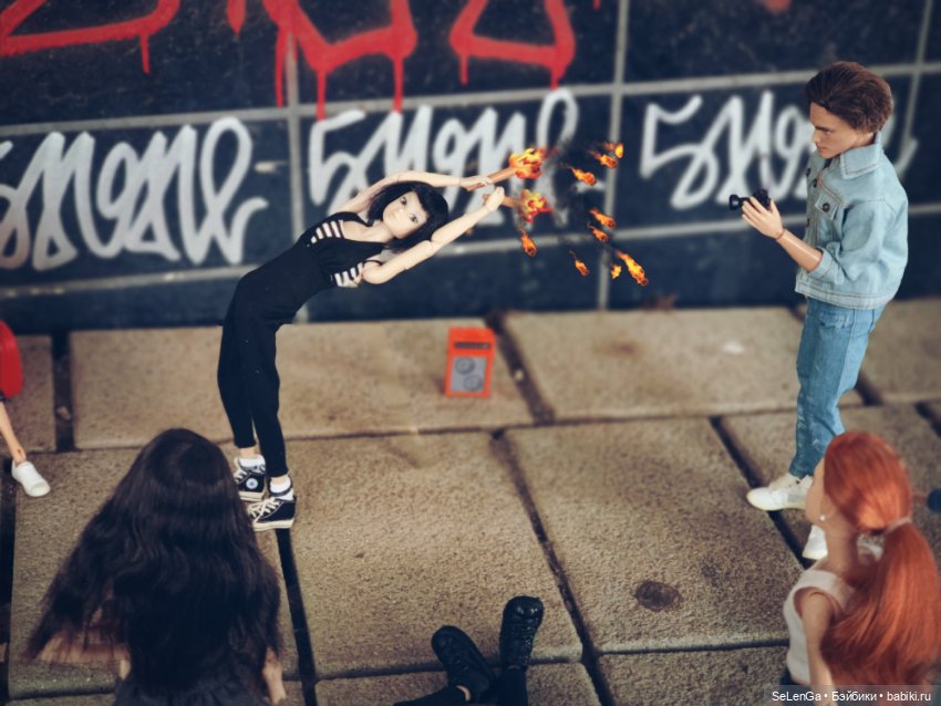 Огненное шоу — Куклы Momoko и Ruruko (Petworks (фото 8)