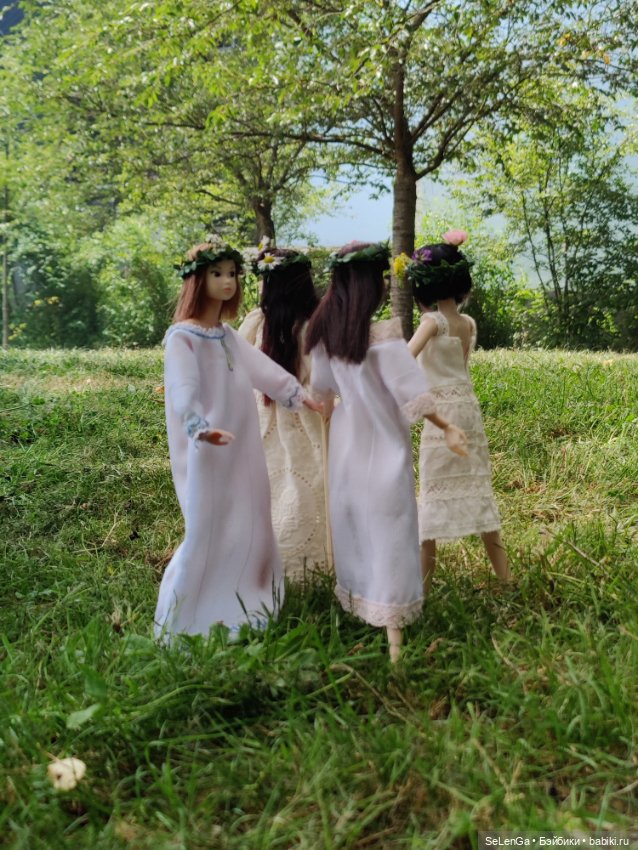 Японские нимфы на празднике Ивана Купалы