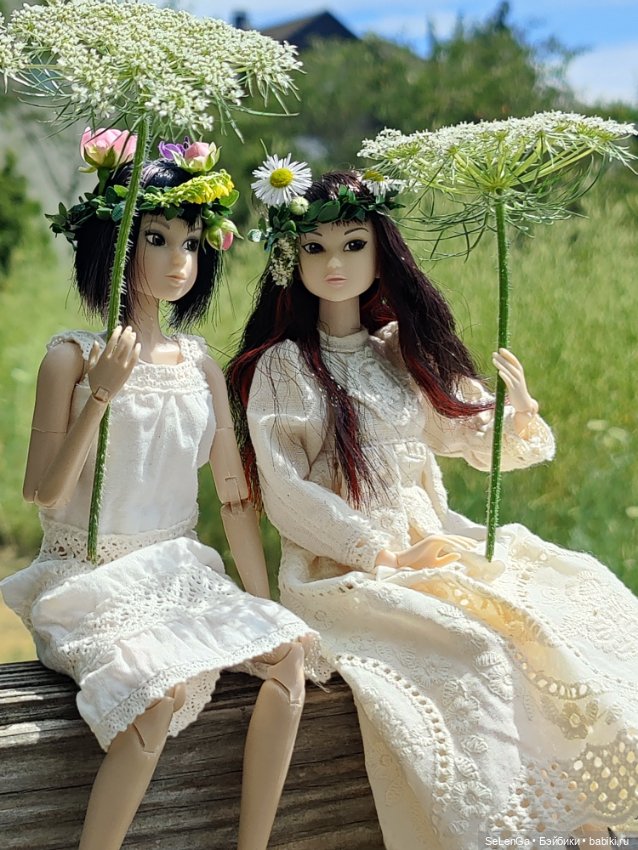 Японские нимфы на празднике Ивана Купалы