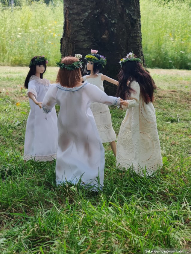 Японские нимфы на празднике Ивана Купалы