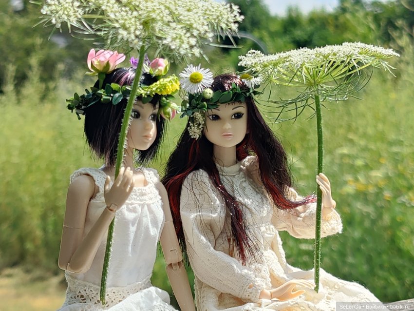 Японские нимфы на празднике Ивана Купалы