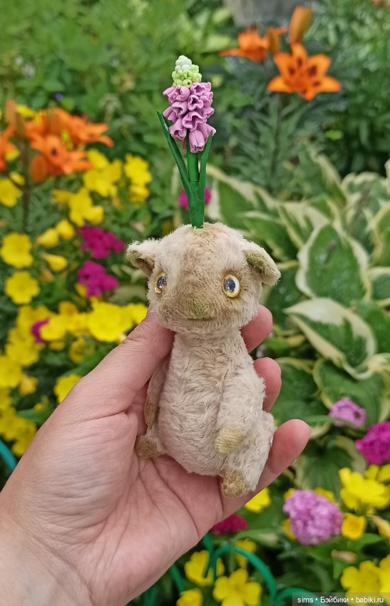 Урок цветоводства — Текстильные игрушки и примитивы: кофейные (фото 10)