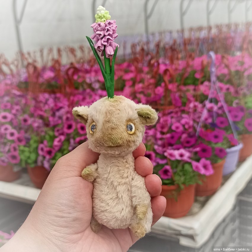 Урок цветоводства — Текстильные игрушки и примитивы: кофейные