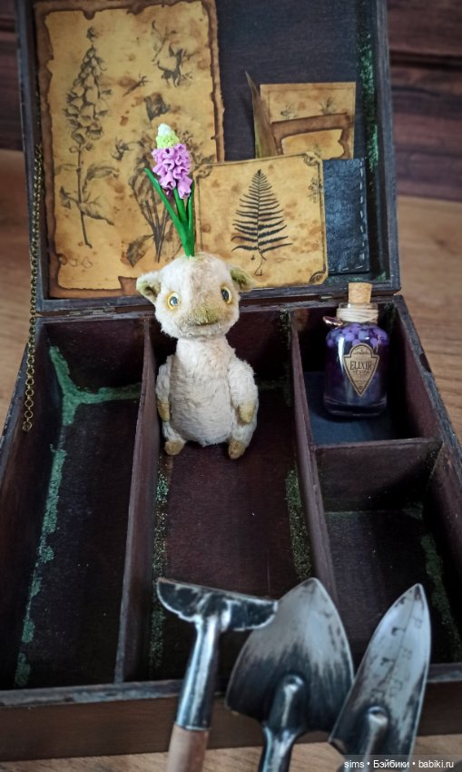 Урок цветоводства — Текстильные игрушки и примитивы: кофейные (фото 8)