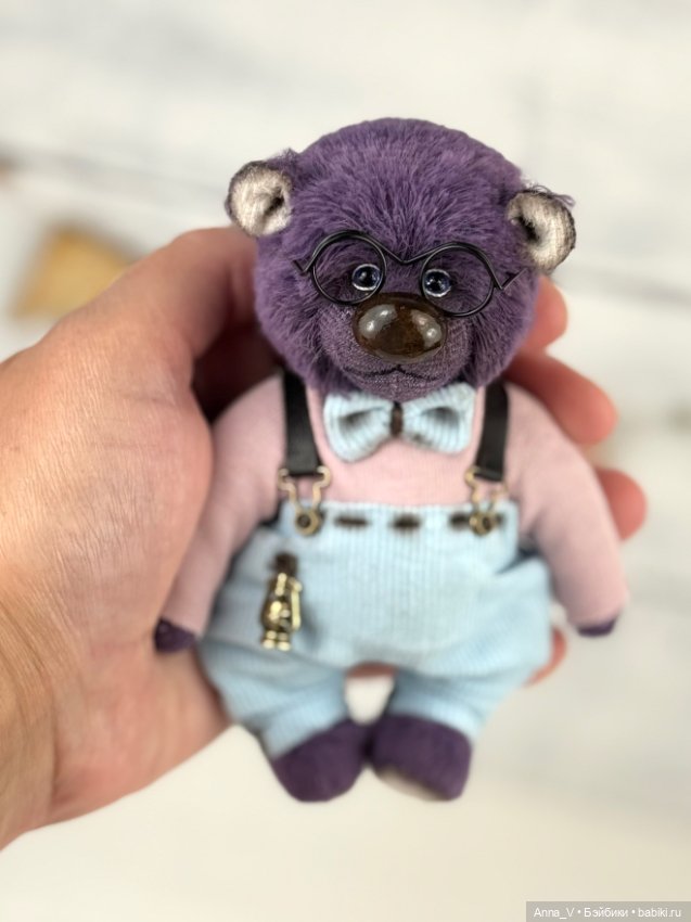 Голубоглазый тедди мишка Мирон