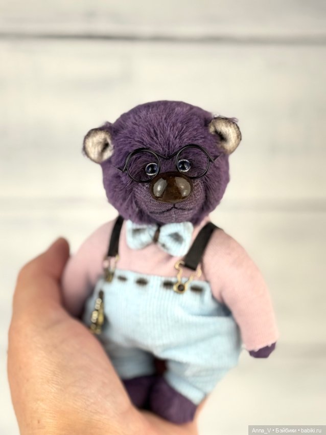 Голубоглазый тедди мишка Мирон (фото 4)