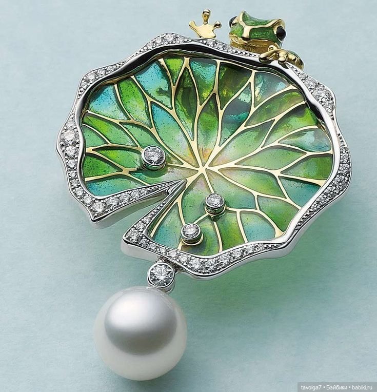 Кувшинки в ювелирных украшениях