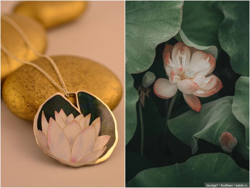 Кувшинки в ювелирных украшениях