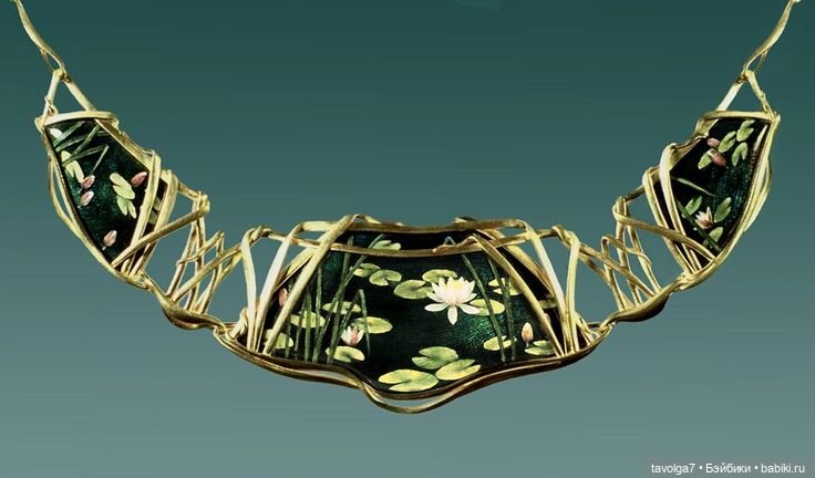 Кувшинки в ювелирных украшениях