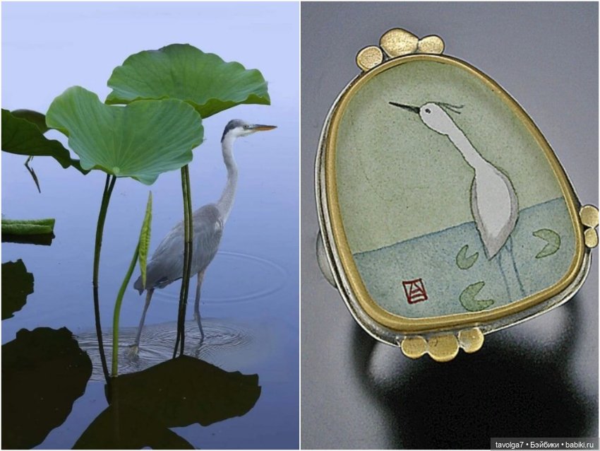 Кувшинки в ювелирных украшениях