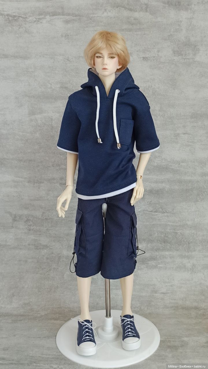 Шорты карго и футболка для парней 43-45 см (фото 3)