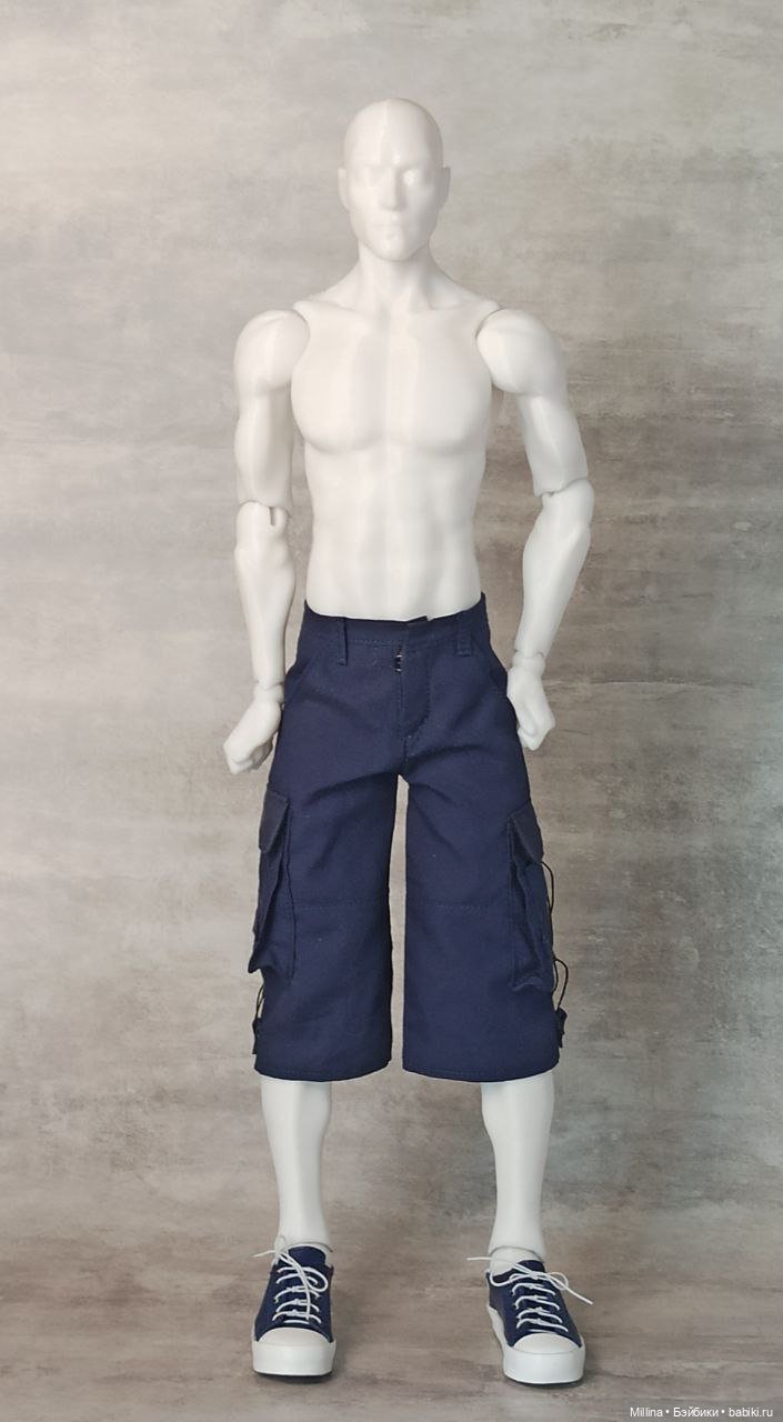 Шорты карго и футболка для парней 43-45 см