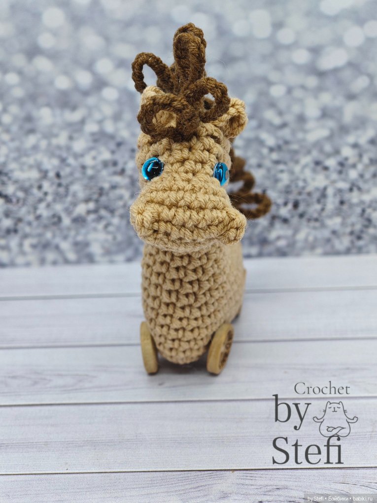 Конь Кудряшик — Вязаные игрушки и амигуруми: крючком (фото 5)