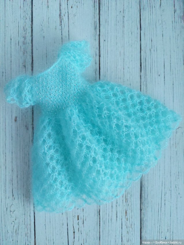 Ещё одно платье-цветочек — Одежда и обувь для кукол своими руками: фото