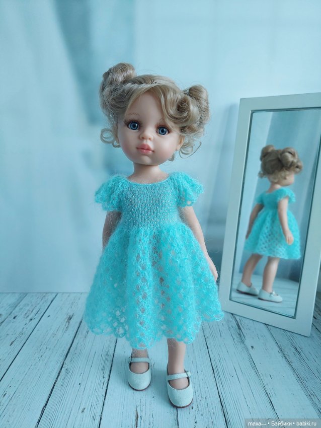Ещё одно платье-цветочек — Одежда и обувь для кукол своими руками: фото (фото 2)