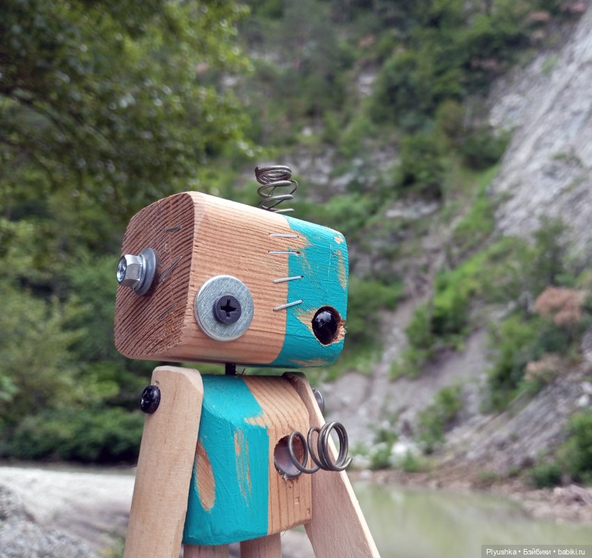 Роботы и горы — Домашние фото авторских игрушек: Тедди (фото 8)