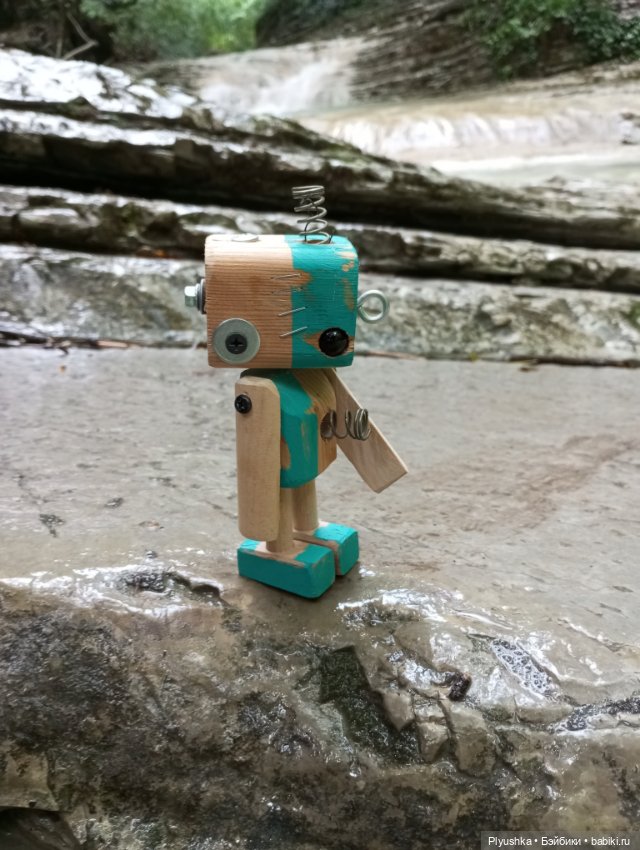 Роботы и горы — Домашние фото авторских игрушек: Тедди