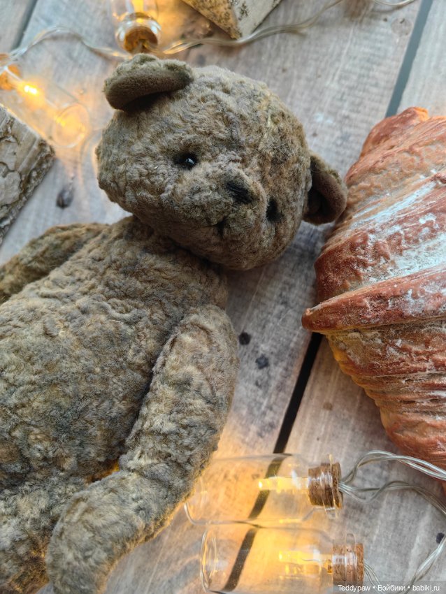 Круассан или свеча — Авторские мишки Тедди и друзья: фото