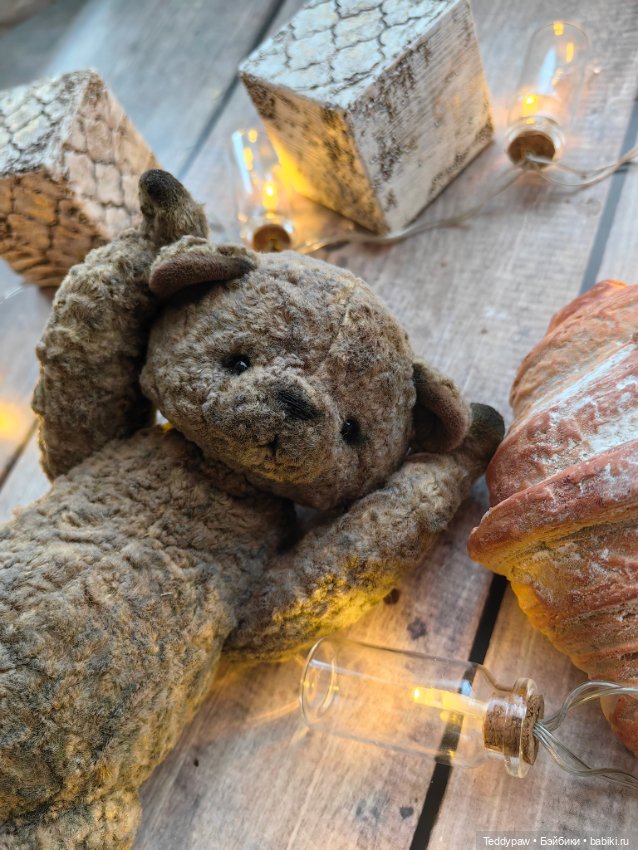 Круассан или свеча — Авторские мишки Тедди и друзья: фото (фото 3)