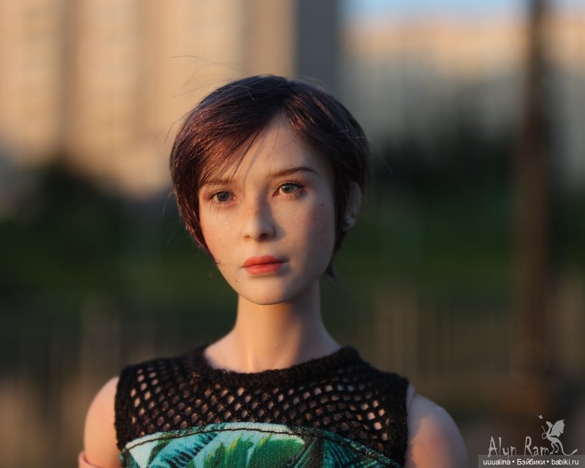 ООАК моего авторства экшен голова